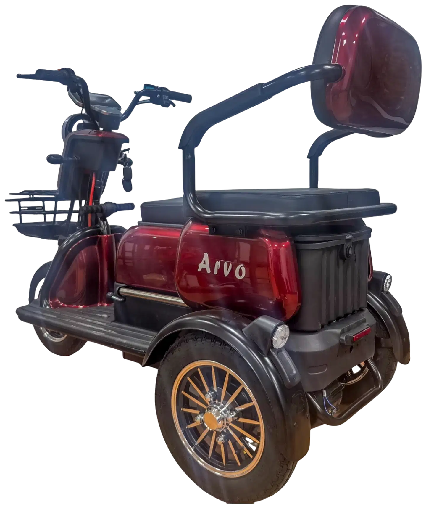 Arvo senioriskootteri p250 punainen - 3