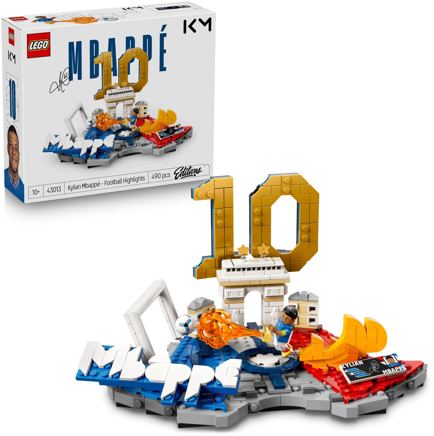 LEGO® Editions Football 43013 Kylian Mbappé – jalkapallon tähtihetket - 1