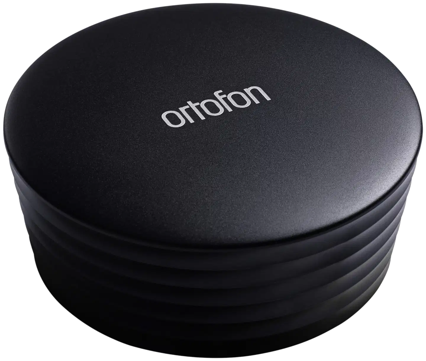 Ortofon levysoitintarvike Record stabilizer Heavy musta keskiöpuntti