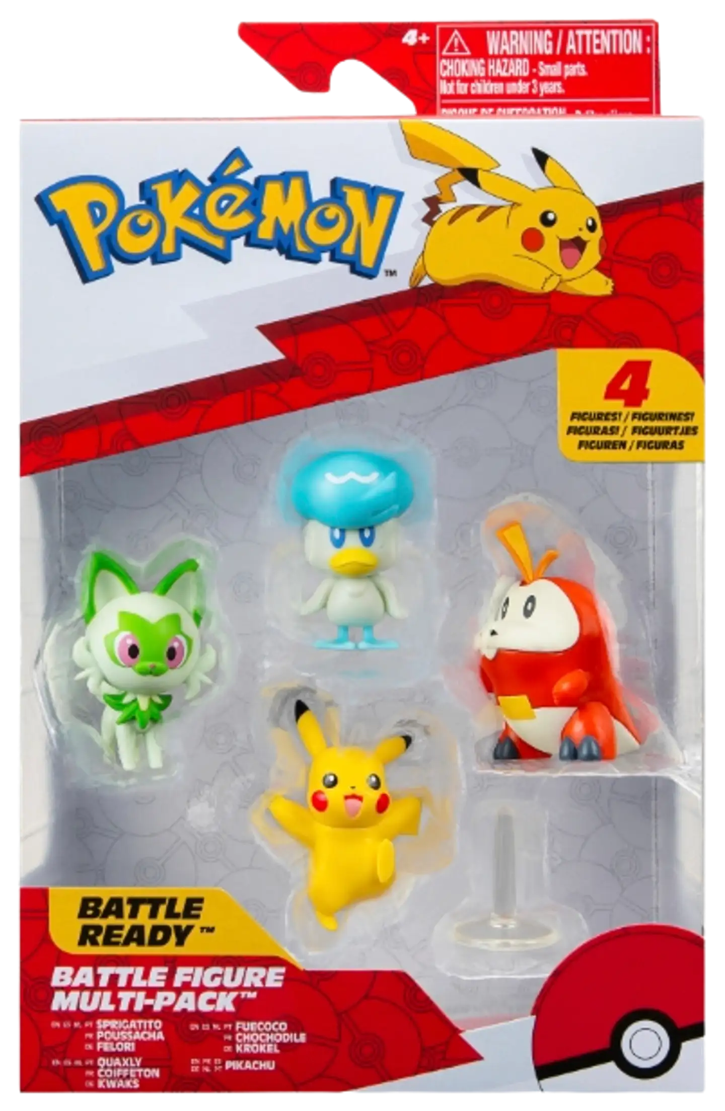 Pokémon Battle Figuuri 4 Pakkaus Generaatio IX - 1