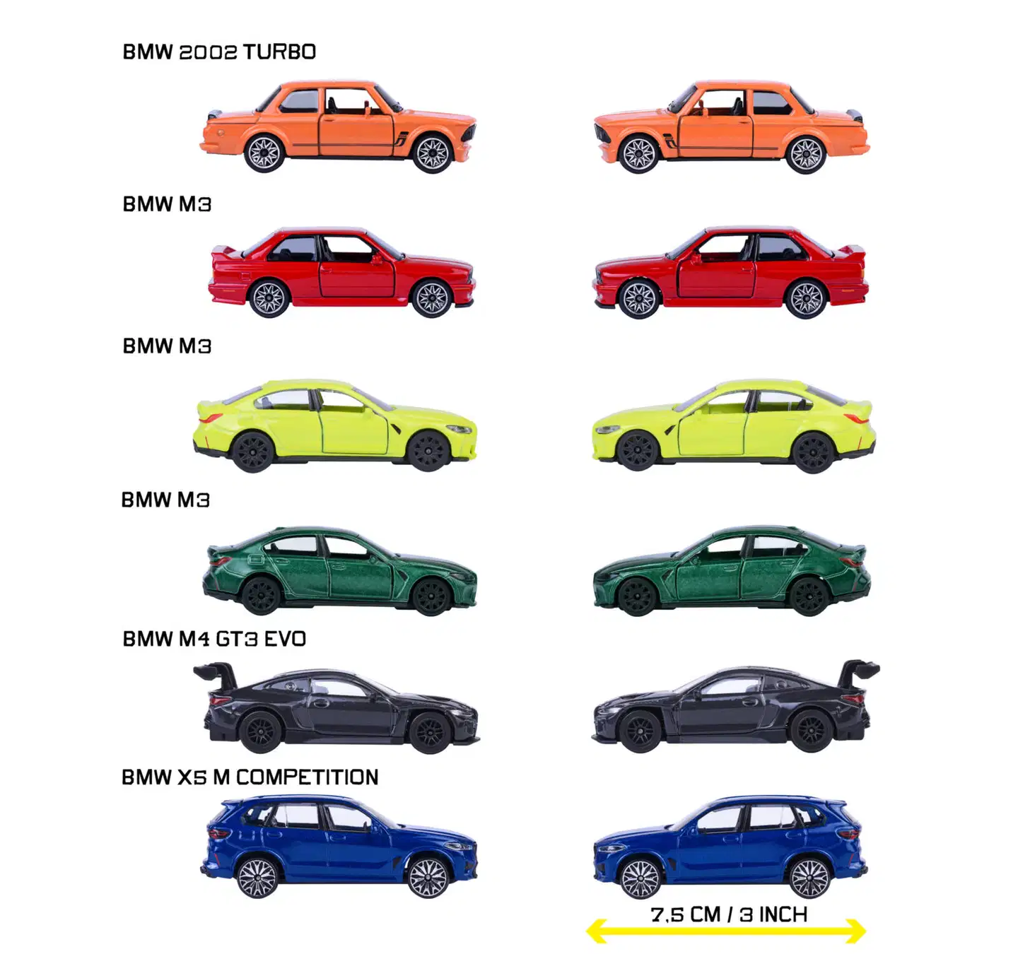 Majorette - BMW Premium auto 1:64, 7,5 cm, die-cast, useita erilaisia, myydään yksittäin - 7