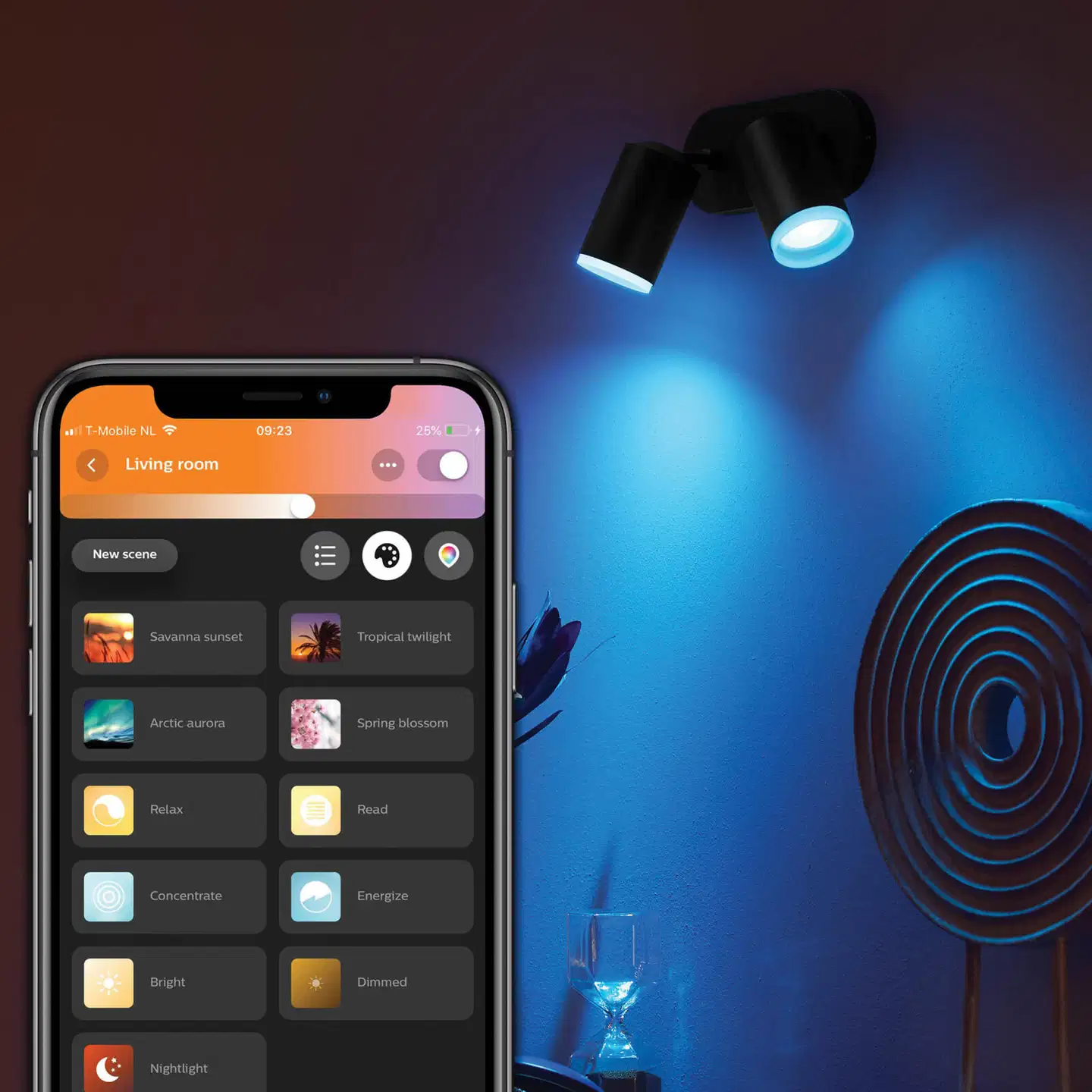 Philips Hue Fugato -kohdevalaisin 4.2W 2000-6500K 800LM musta - 8