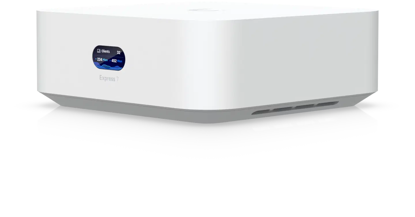 Ubiquiti WiFi 7 -mesh-järjestelmä yhdyskäytäväintegraatiolla UniFi Express 7 - 1