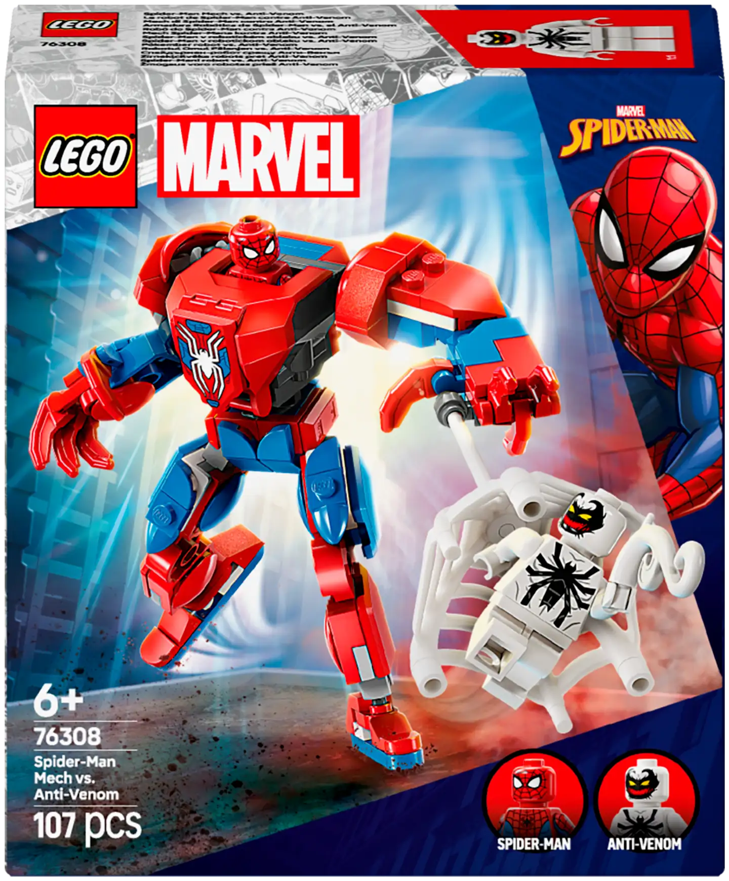 LEGO® Super Heroes Marvel 76308 Spider-Man-robotti vastaan Anti-Venom - 2