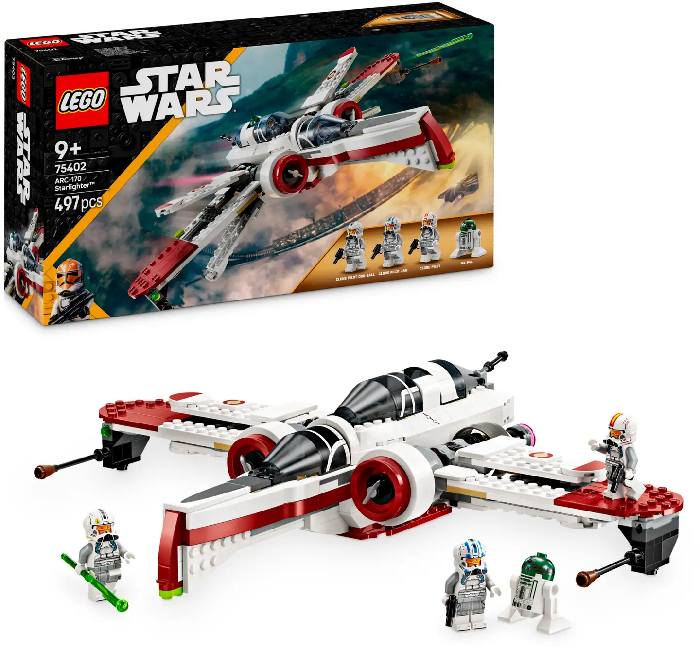 LEGO® Star Wars TM 75402 ARC-170‑tähtihävittäjä - 1