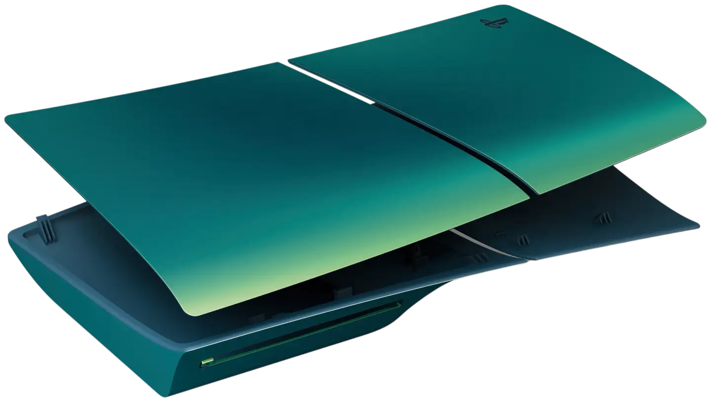 PS5 D-Chassis Cover Chroma Teal - 1