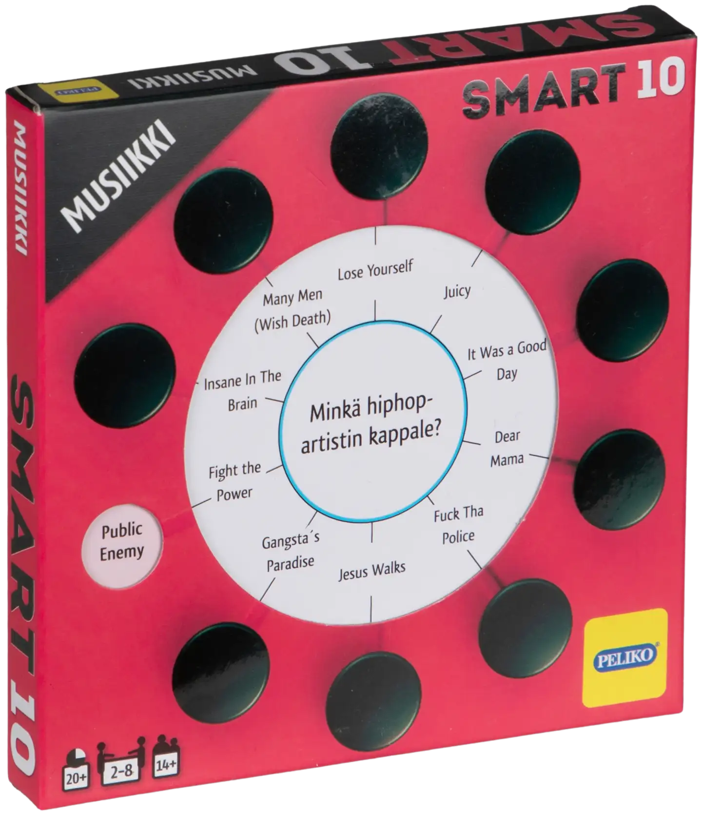 Peliko Smart10 teemakysymykset, erilaisia - 11