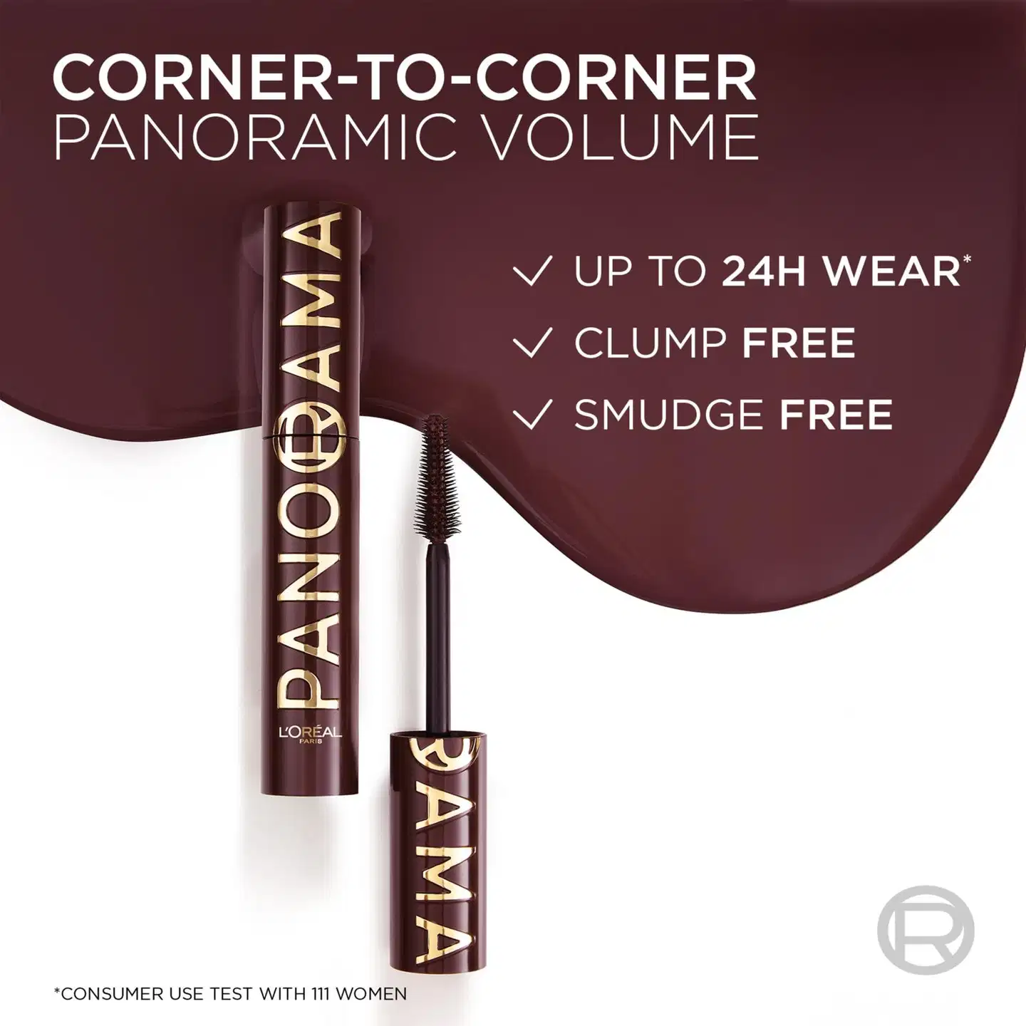 L'Oréal Paris Volume Million Lashes Panorama Chromatic Maskara 9,9 ml - Bordeaux Cashmere - 5