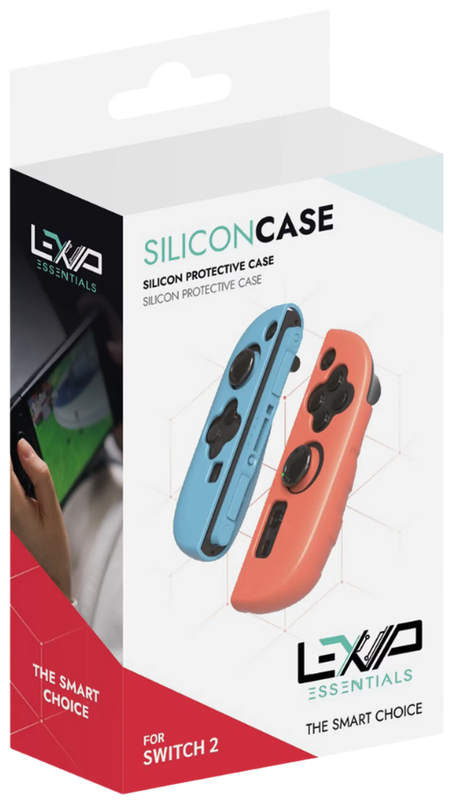 Lexip Silicon cases for Joycons sininen & punainen, Nintendo Switch 2 - 6
