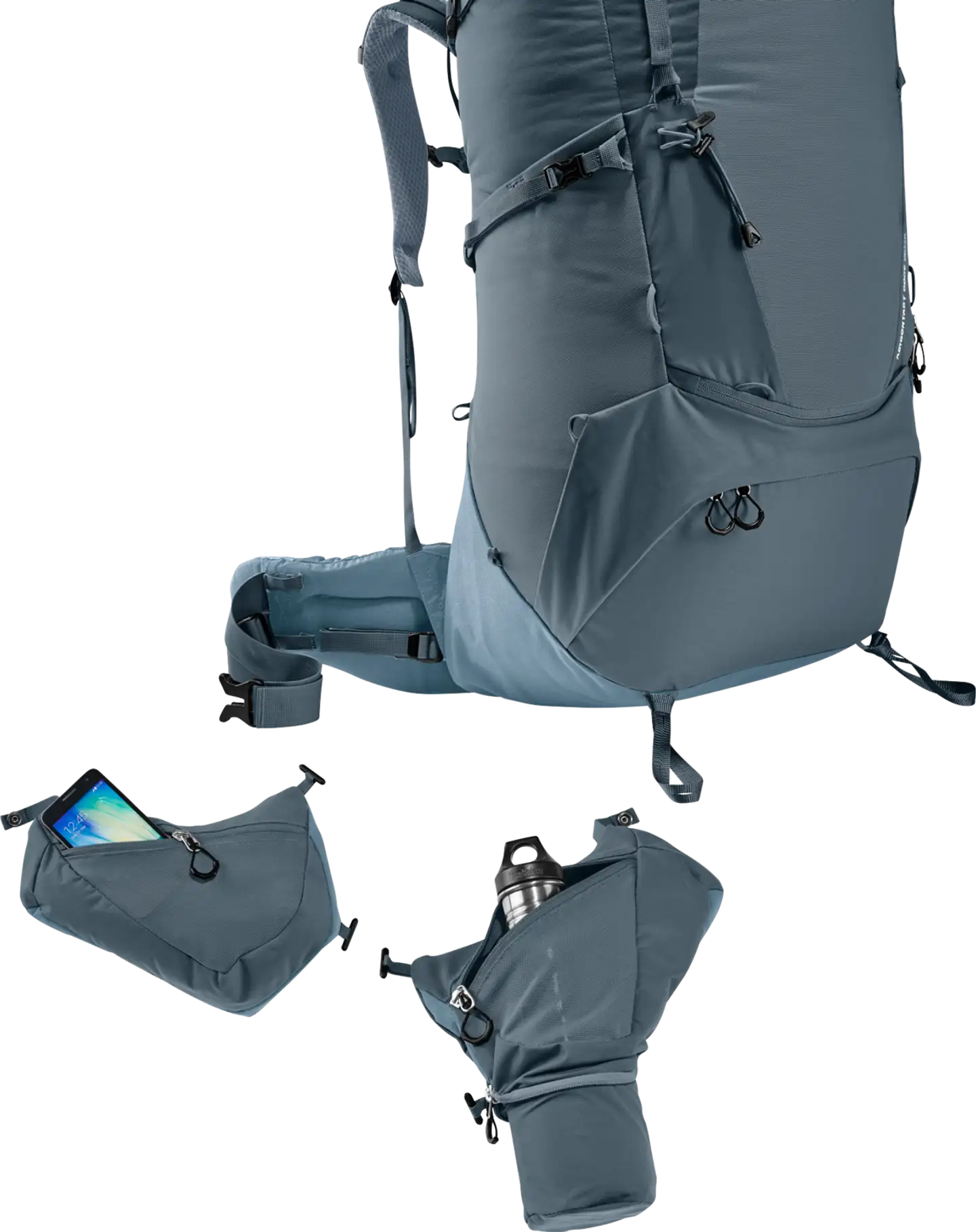 Deuter rinkka Aircontact Core 70+10-graphite-shale - 4