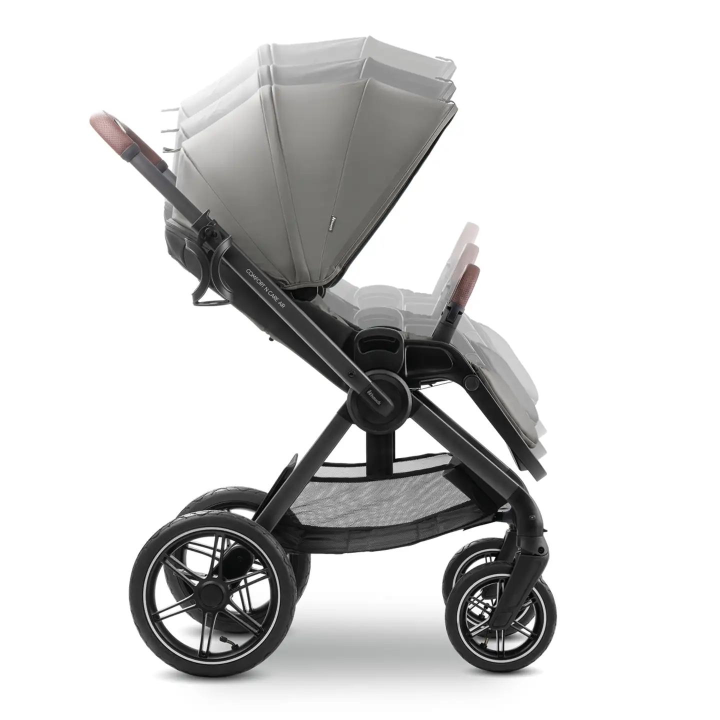 Yhdistelmävaunut Comfort N Care Air Set 0-25 kg tummanharmaa - 33