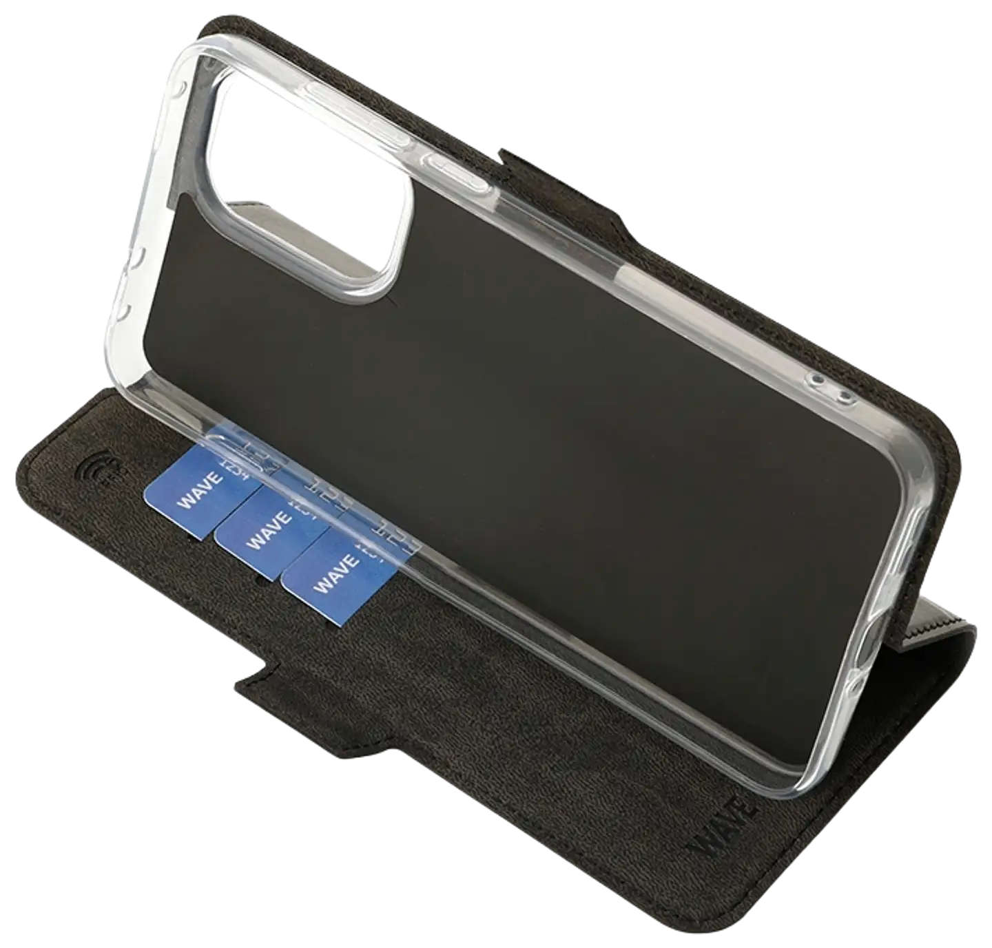 Wave Book Case, OnePlus 15R, Musta - 5