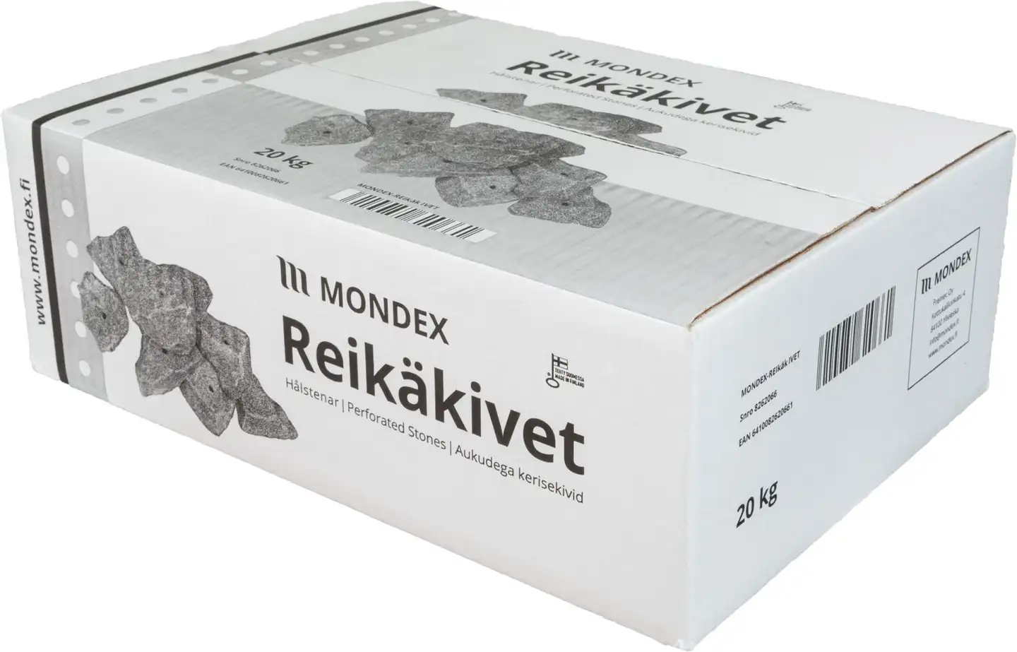 Mondex Rakka Reikäkivet N. 20 Kg