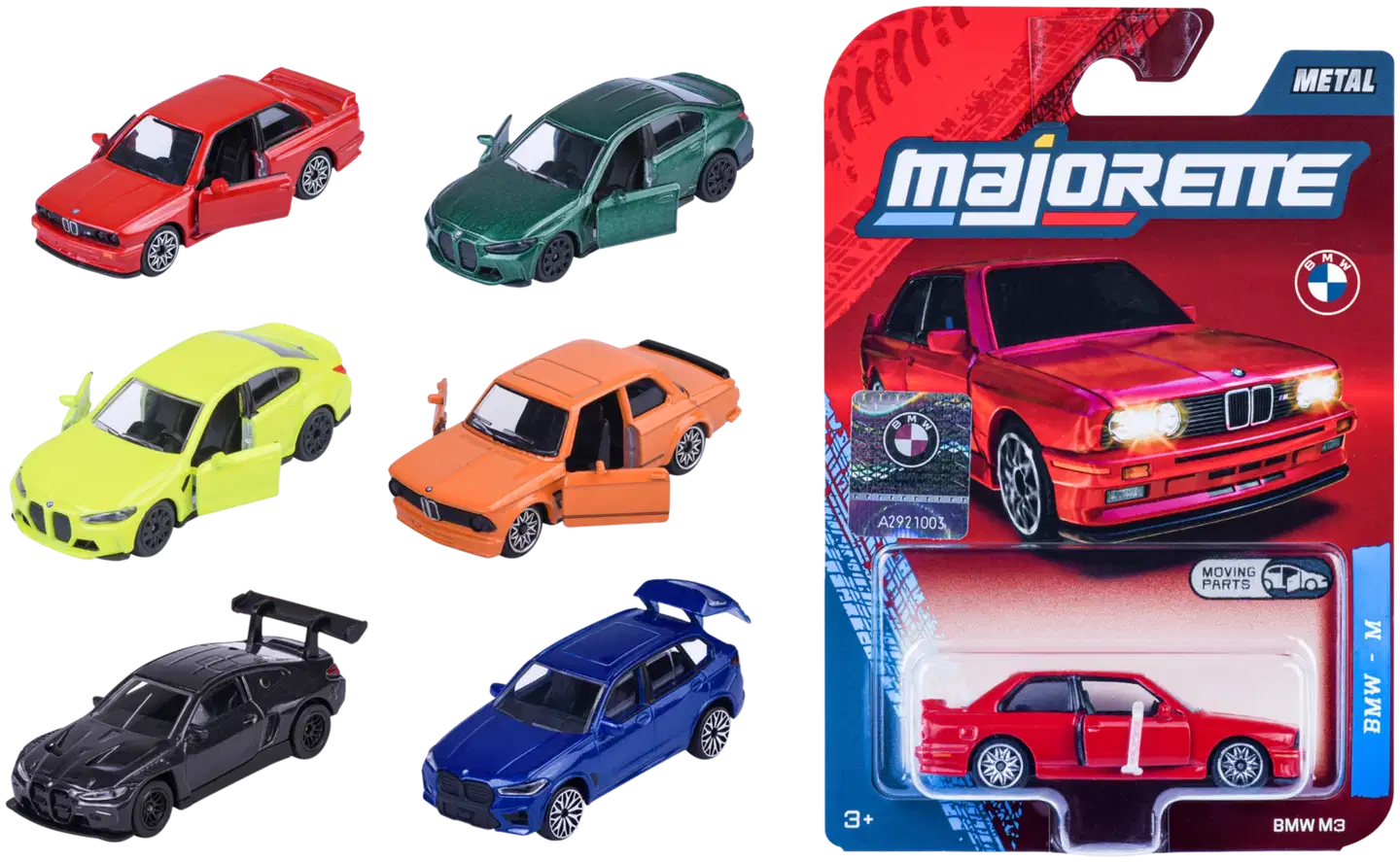 Majorette - BMW Premium auto 1:64, 7,5 cm, die-cast, useita erilaisia, myydään yksittäin - 1