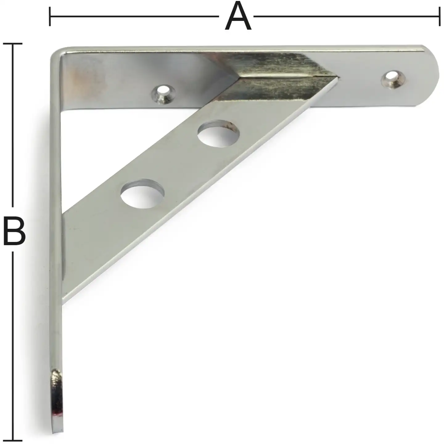 Habo hyllynkannatin Circle 145x170mm kromi - 1