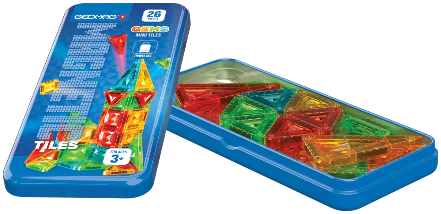 Geomag Magnetic Tiles Mini Gems 26 osaa - 8