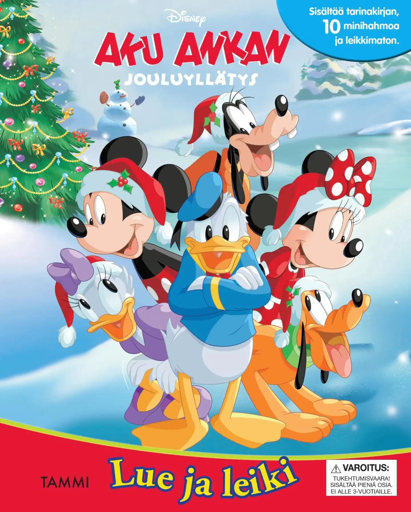Disney. Aku Ankan jouluyllätys. Lue ja leiki