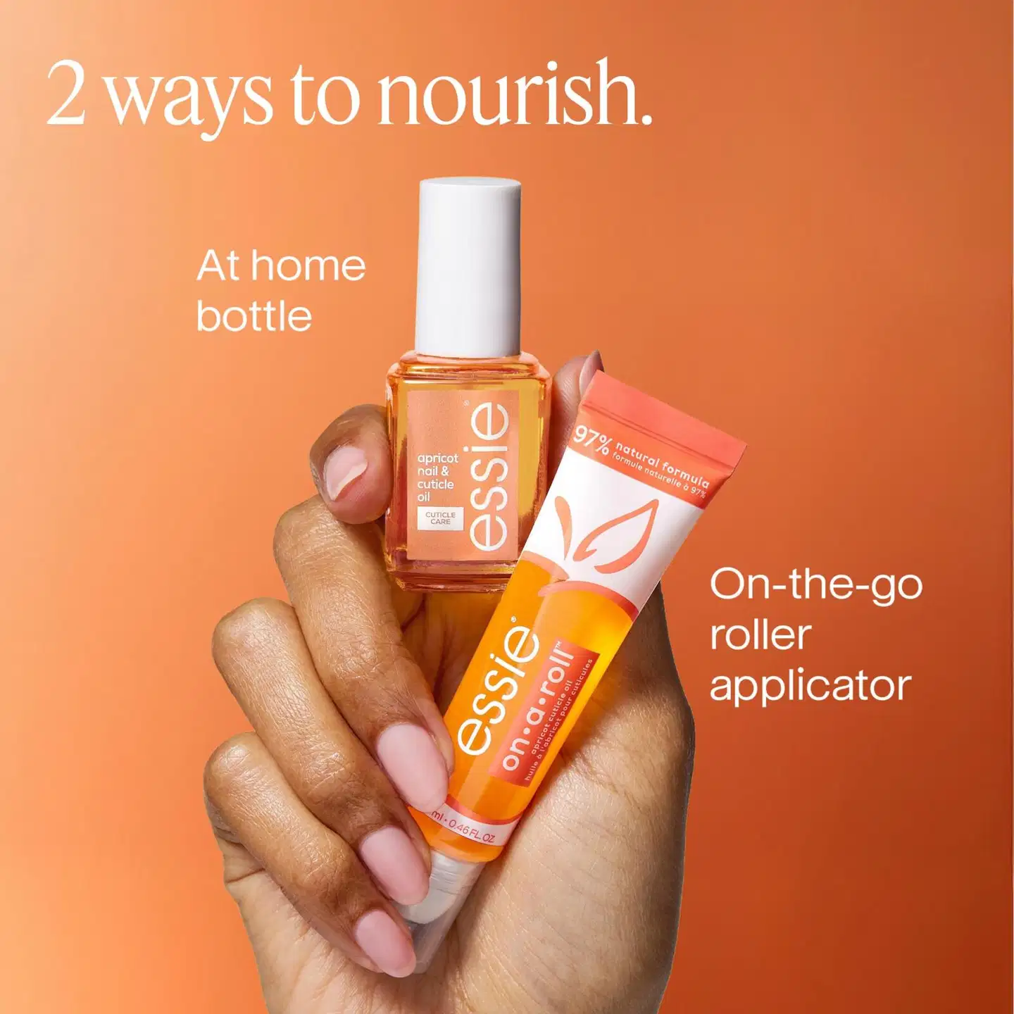 essie on-a-roll apricot kynsinauhaöljy 13,5 ml - 8