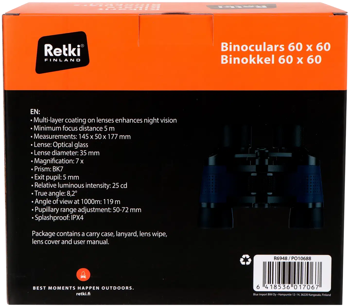 Retki Kiikarit 60x60 hämäränäkölinssillä - 10