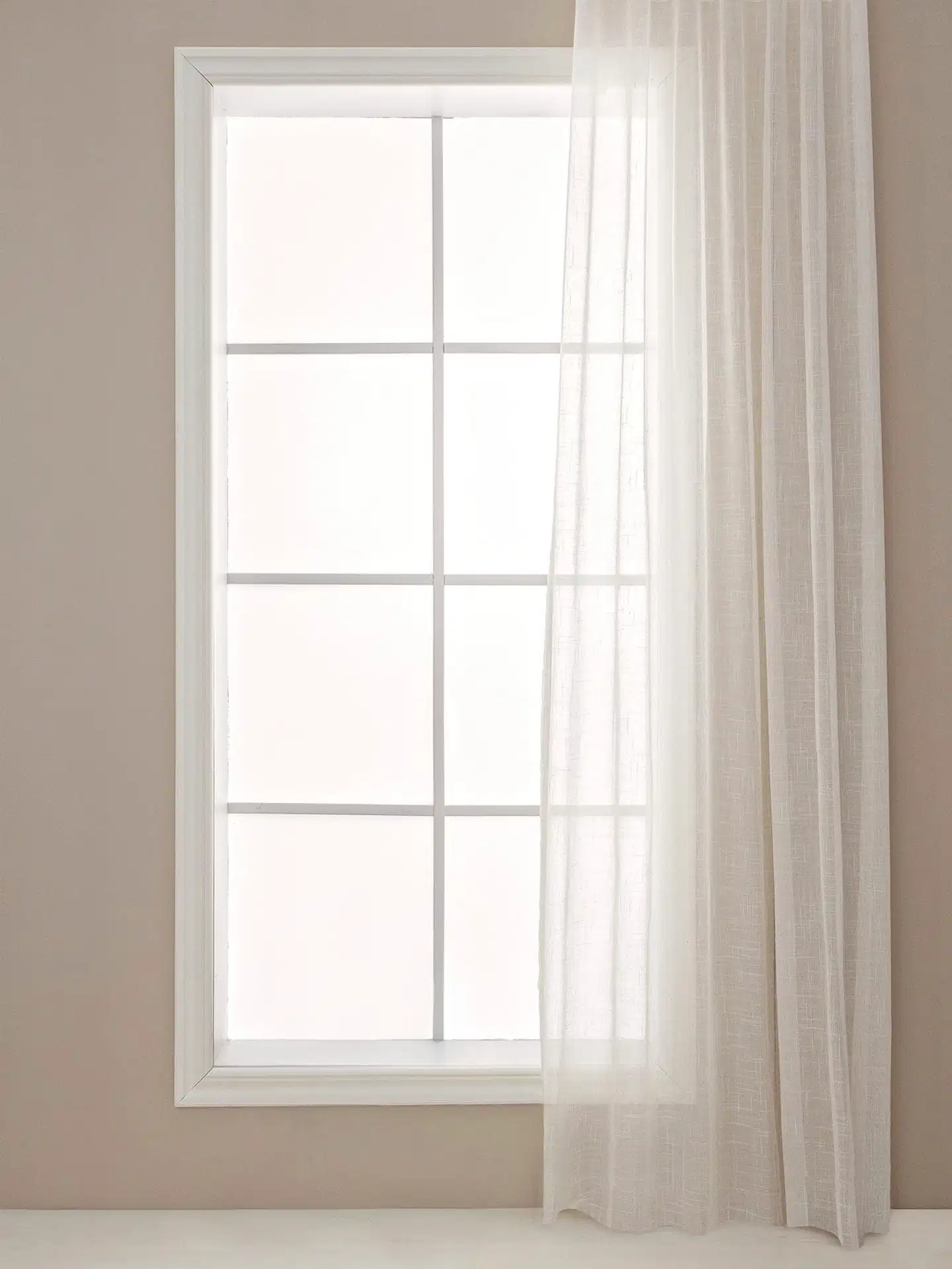 Hasta Alma valoa suodattava verho, beige - 4