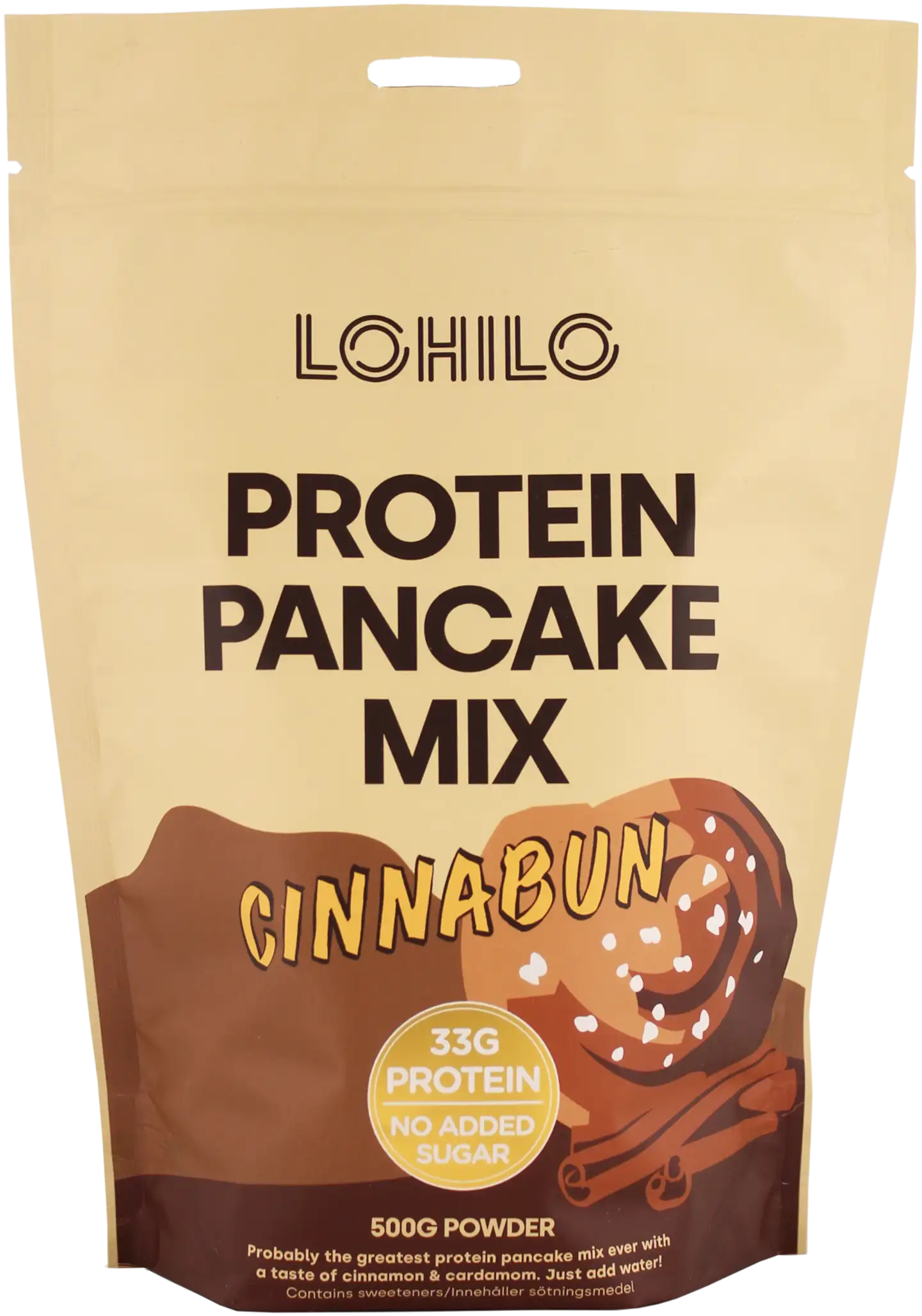 LOHILO Proteiinipannukakkujauhe Cinnabun 500g