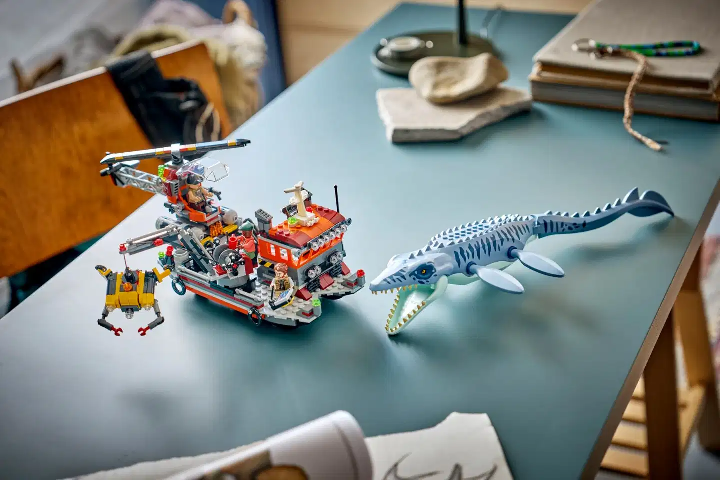 LEGO® Jurassic World 77983 Mosasaurus-dinosaurus hyökkää veneen kimppuun - 10