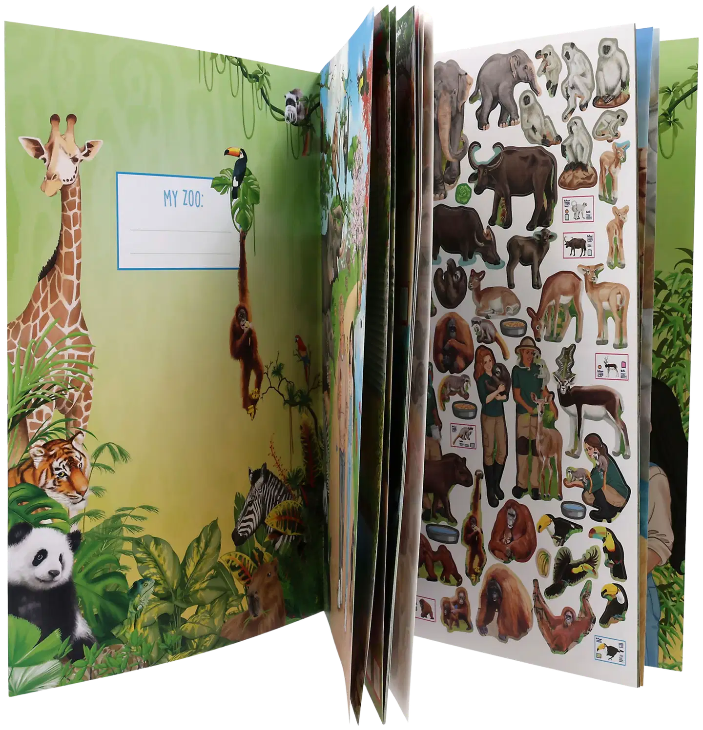 Action & Fun Create your Zoo tarrakirja - 4