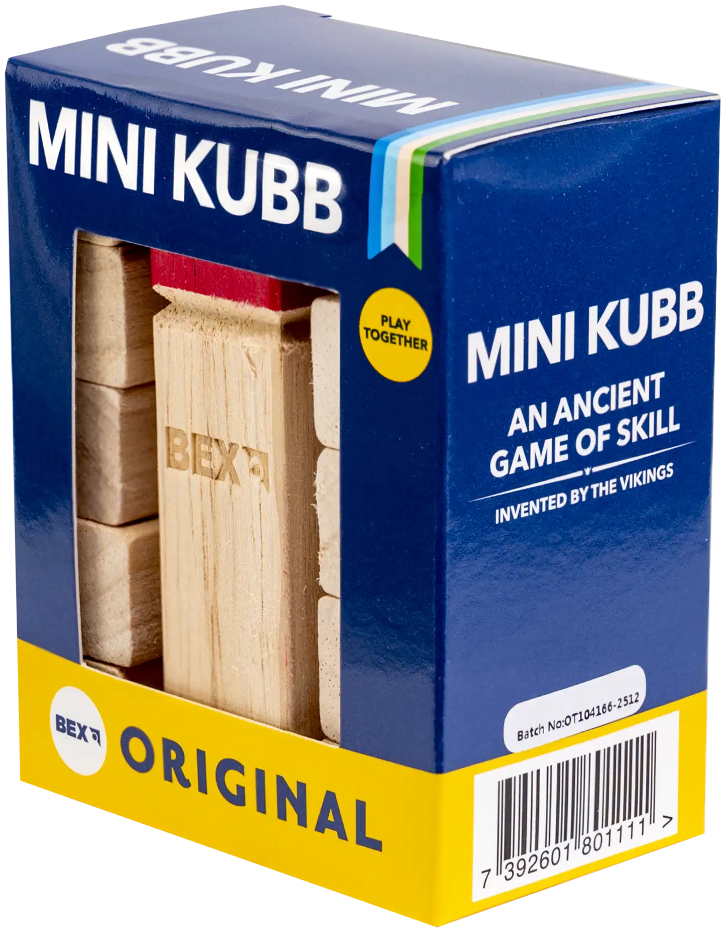 Bex Sport peli Mini Kubb Original, red king - 5