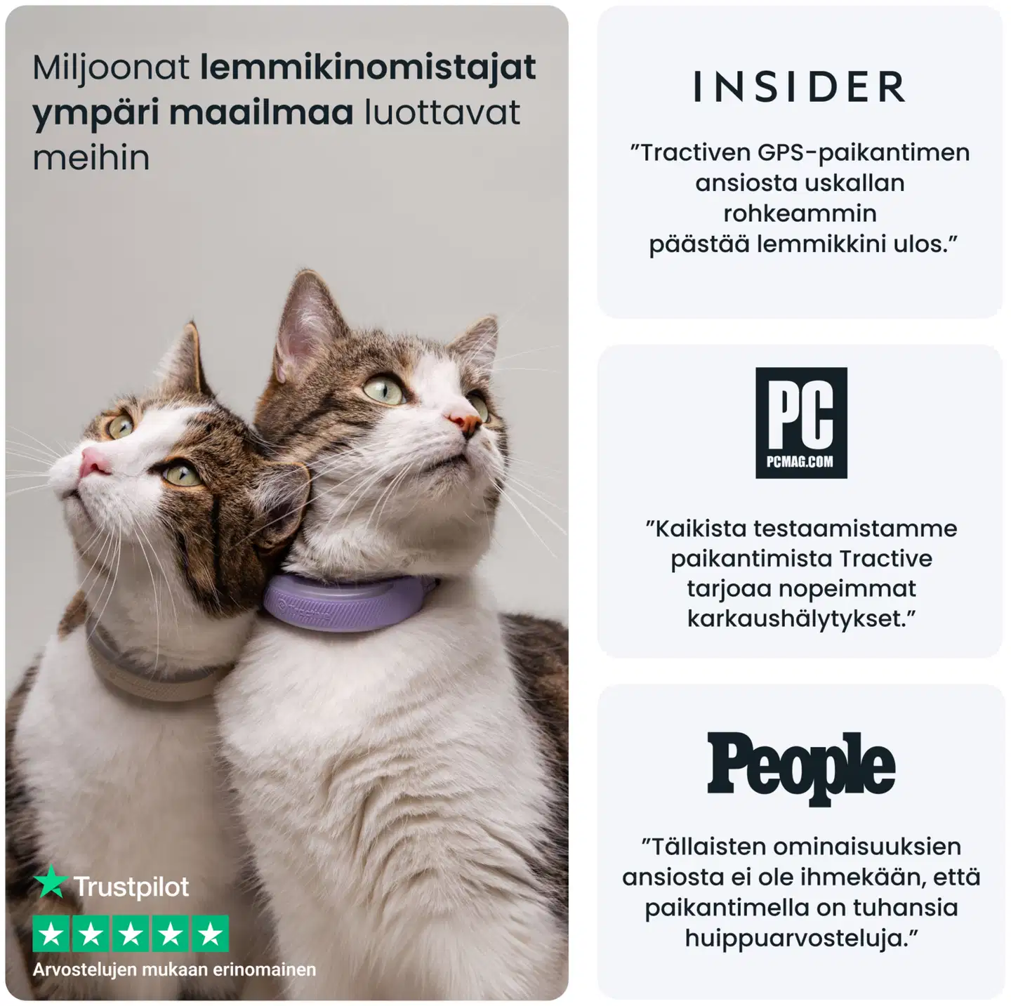 Tractive CAT 6 Mini – GPS -paikannuslaite - 9