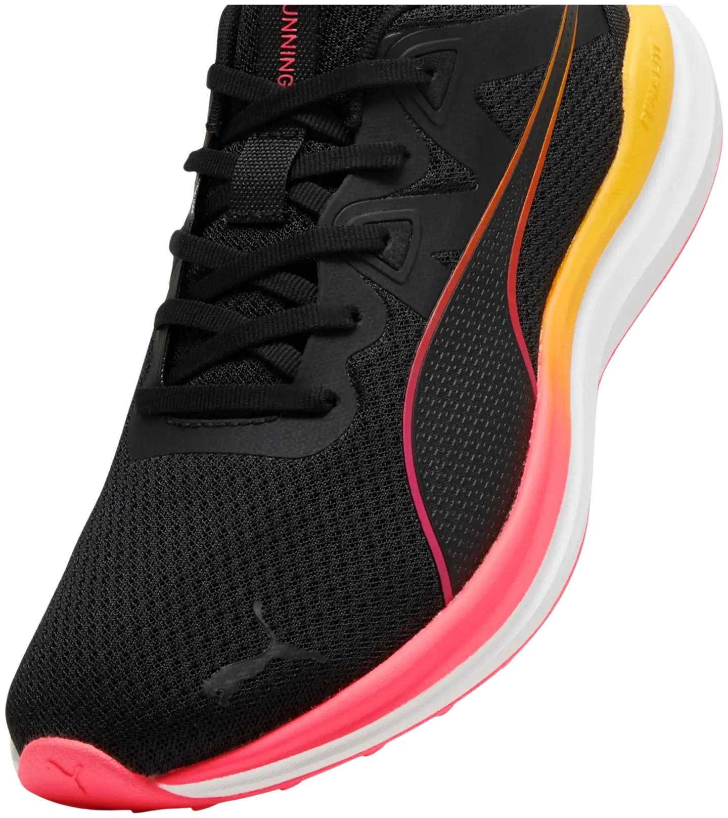 Puma Reflect Lite naisten juoksujalkine - PUMA Black-Sun Stream - 3