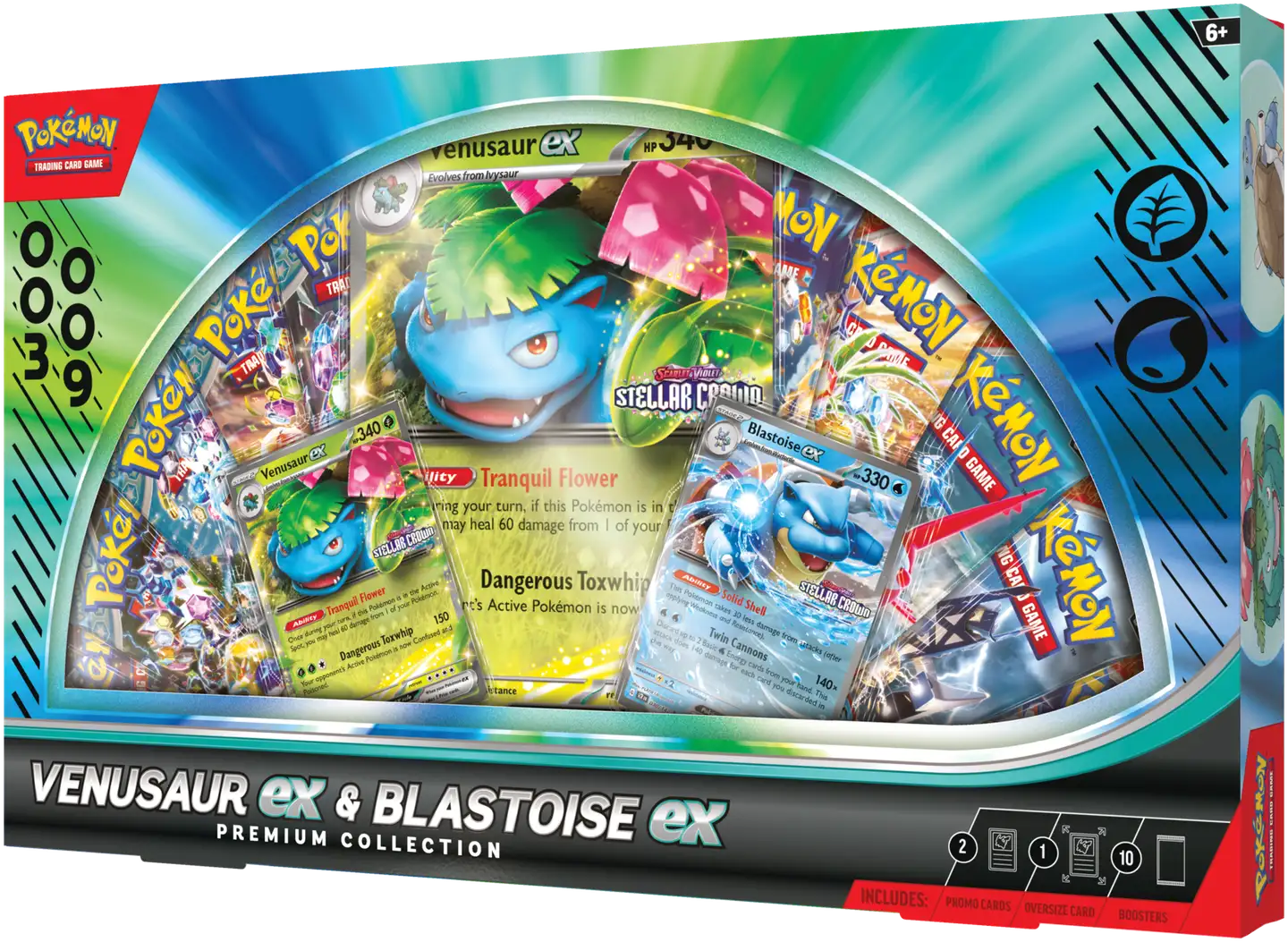Pokémon Venusaur EX & Blastoise EX Premium Collection - 2