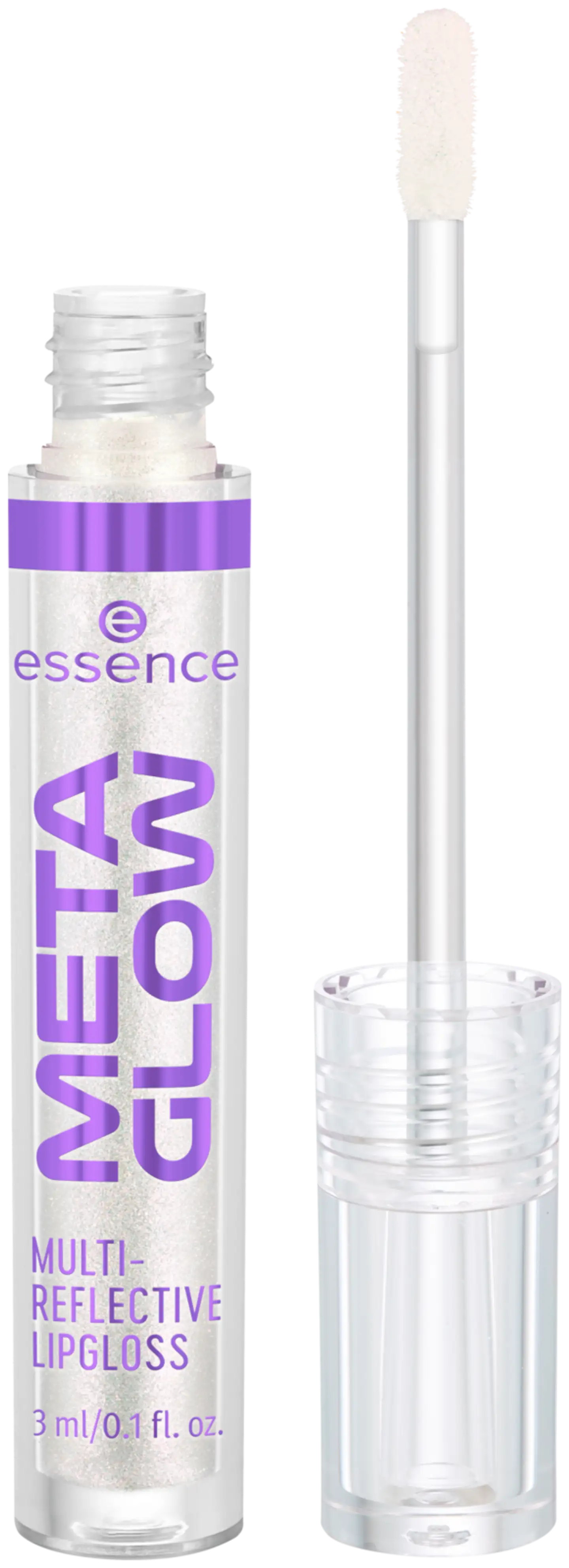 essence META GLOW MULTI-REFLECTIVE LIPGLOSS 01 Cyber Space 3 ml - 1