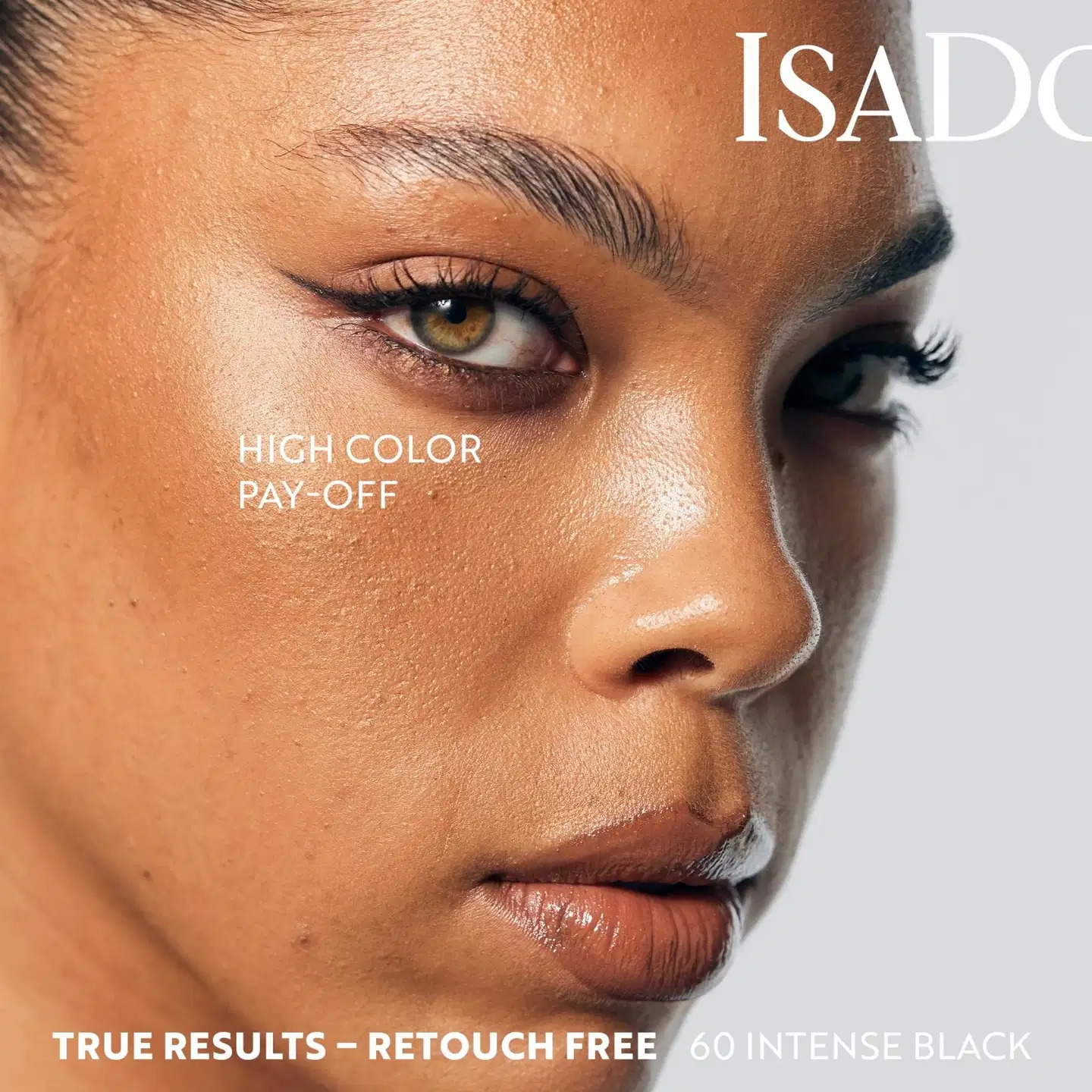 Isadora The Intense Eyeliner Silmänrajauskynä 24H Wear & Smudge-proof 67 Dark Green 0,35g - 61 Black Brown - 7