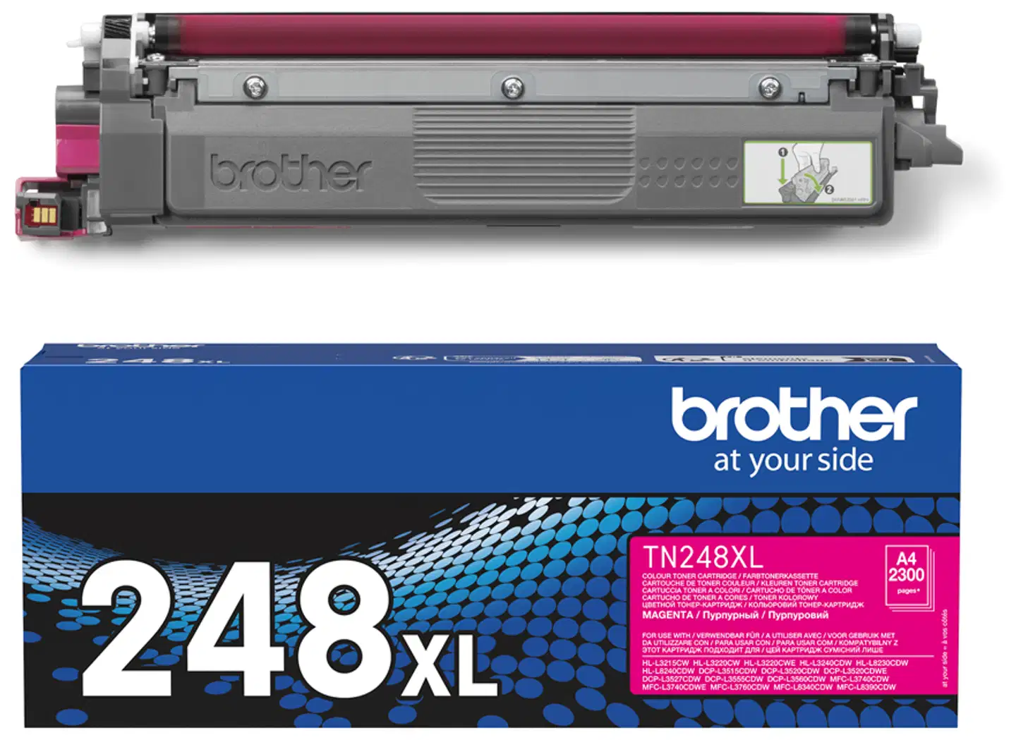 Brother laservärikasetti TN248XLM XL magenta - 5