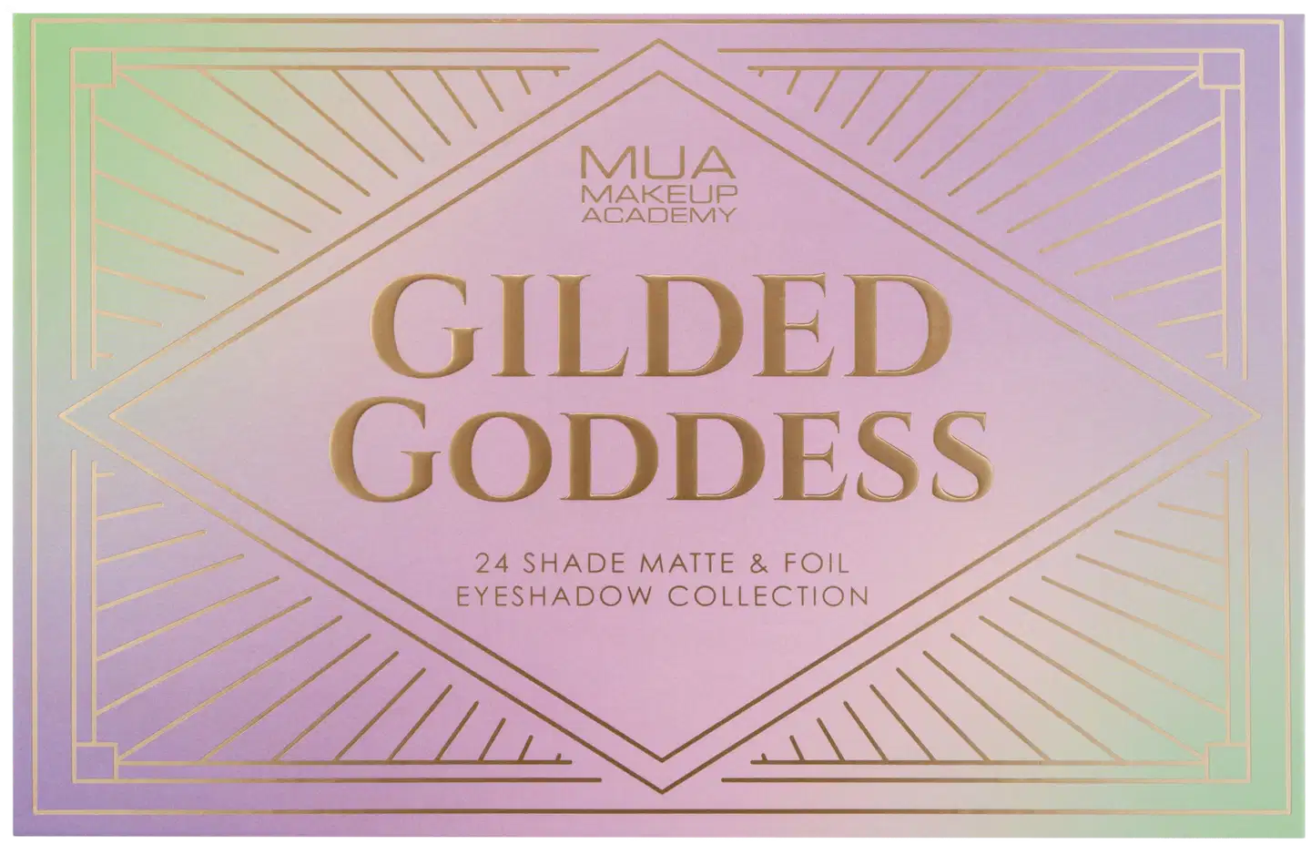 MUA Make Up Academy Gilded Goddess 24 Shade Eyeshadow Palette 26,4 g luomiväripaletti