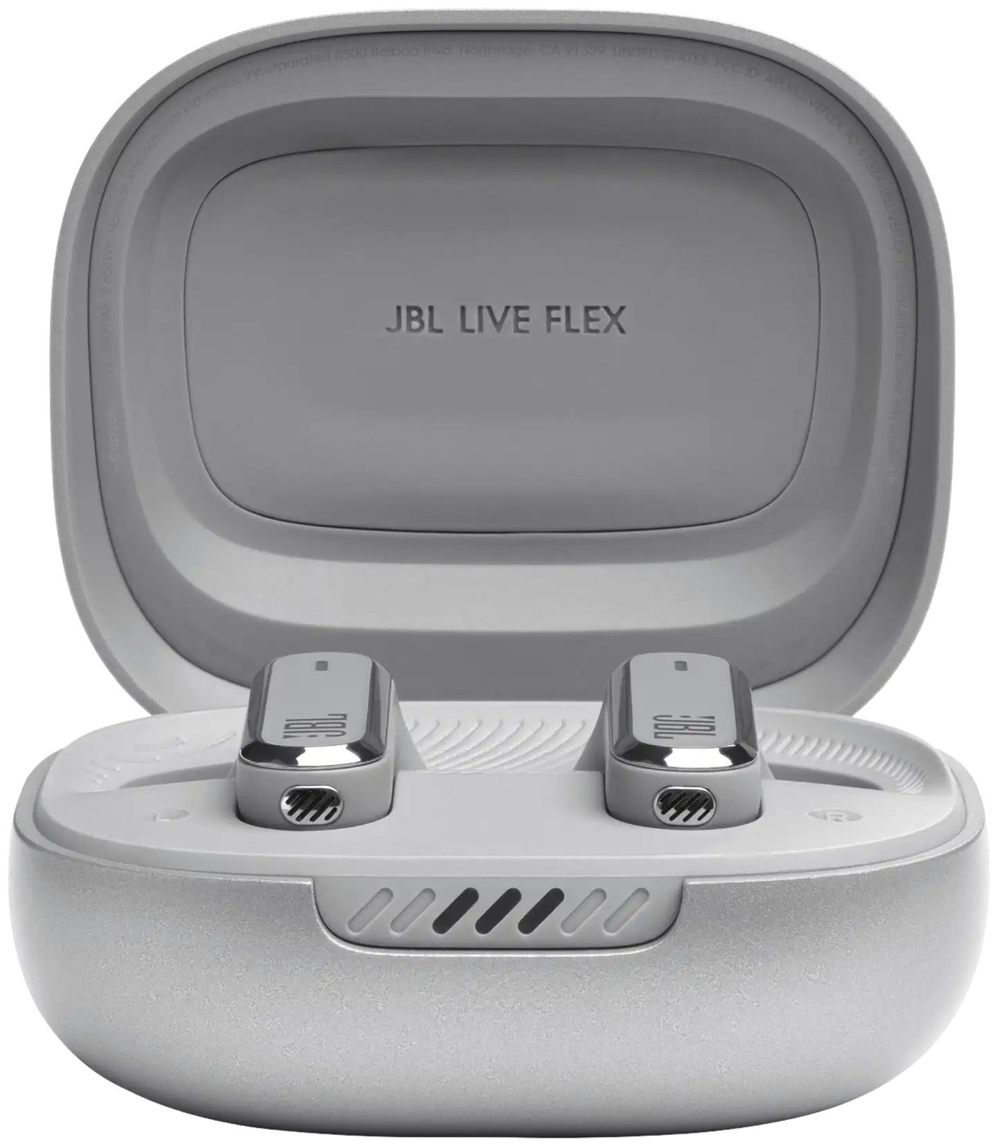 JBL Bluetooth nappikuulokkeet Live Flex hopea - 4