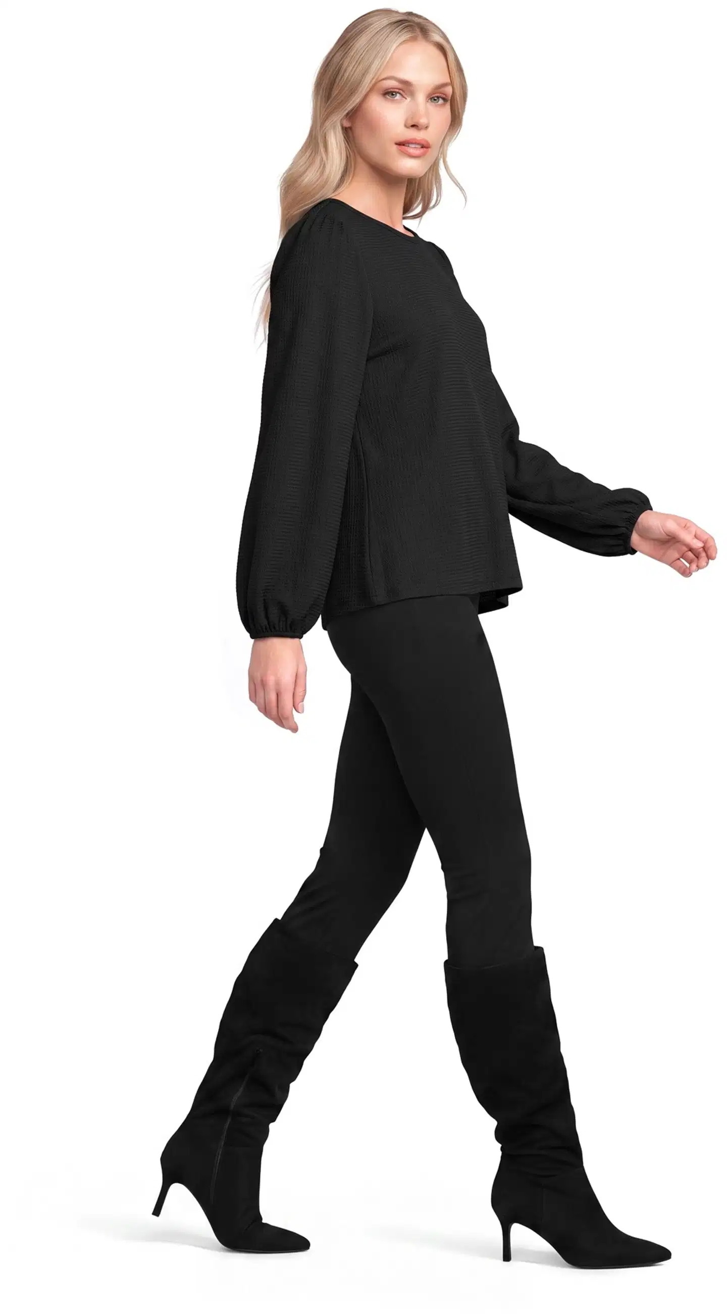House naisten trikoopusero 213H263202 - black - 4