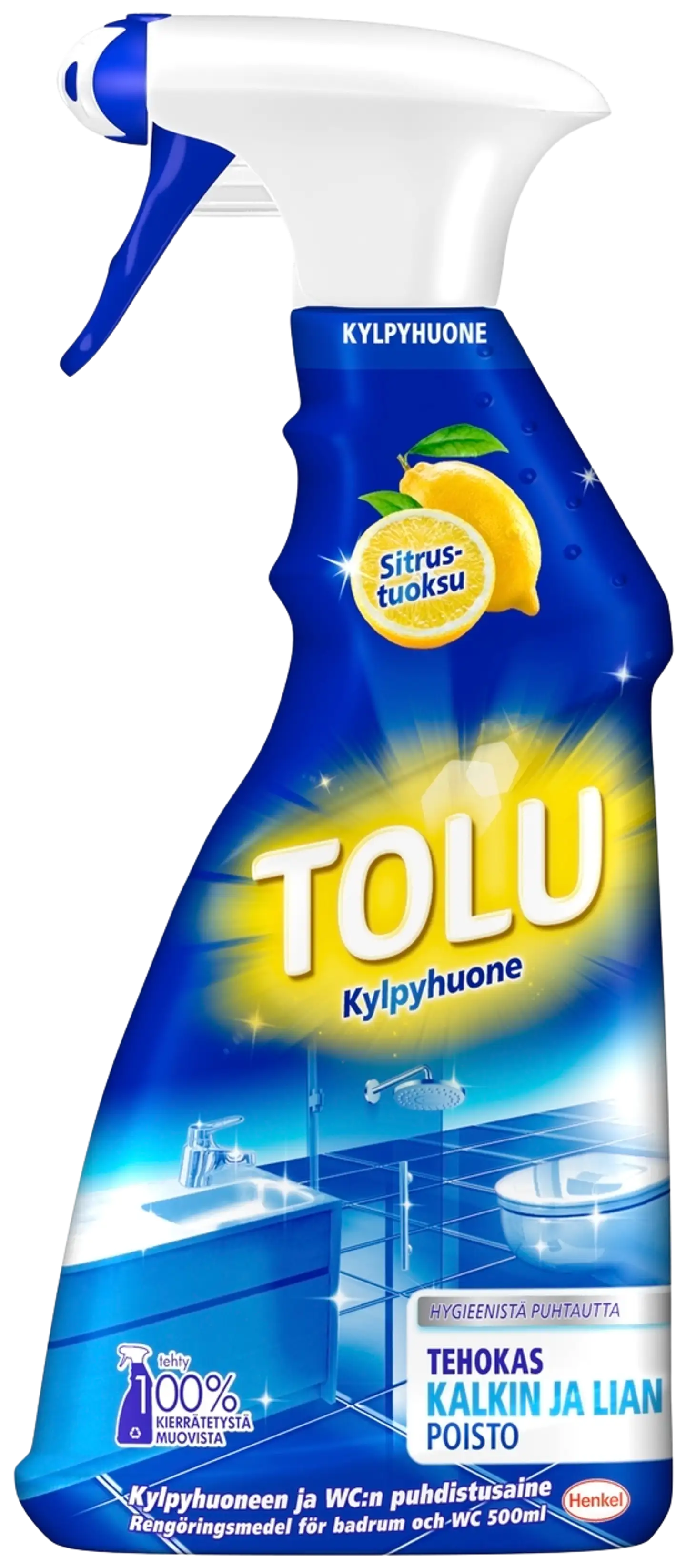 Tolu 500ml Kylpyhuone puhdistusaine spray