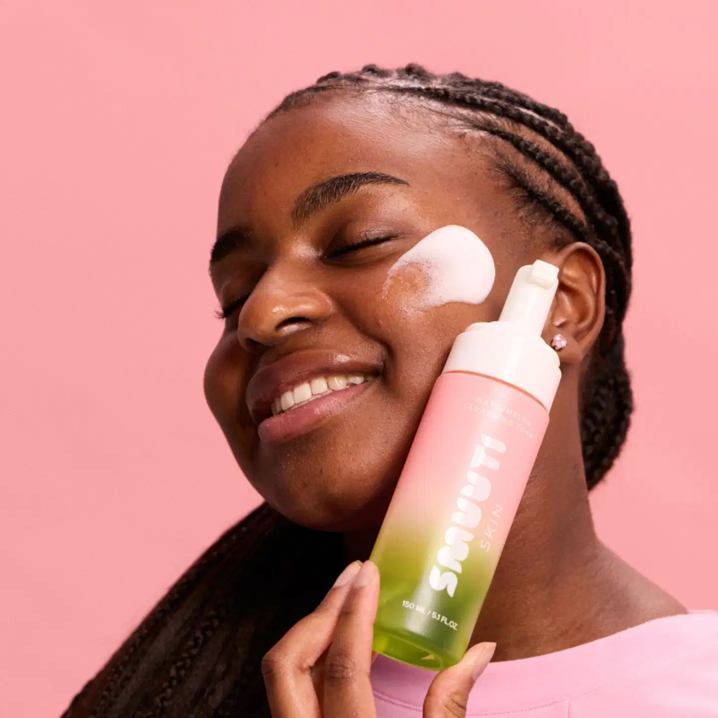 Smuuti Skin Watermelon Cleansing Foam 150 ml-puhdistusvaahto - 2