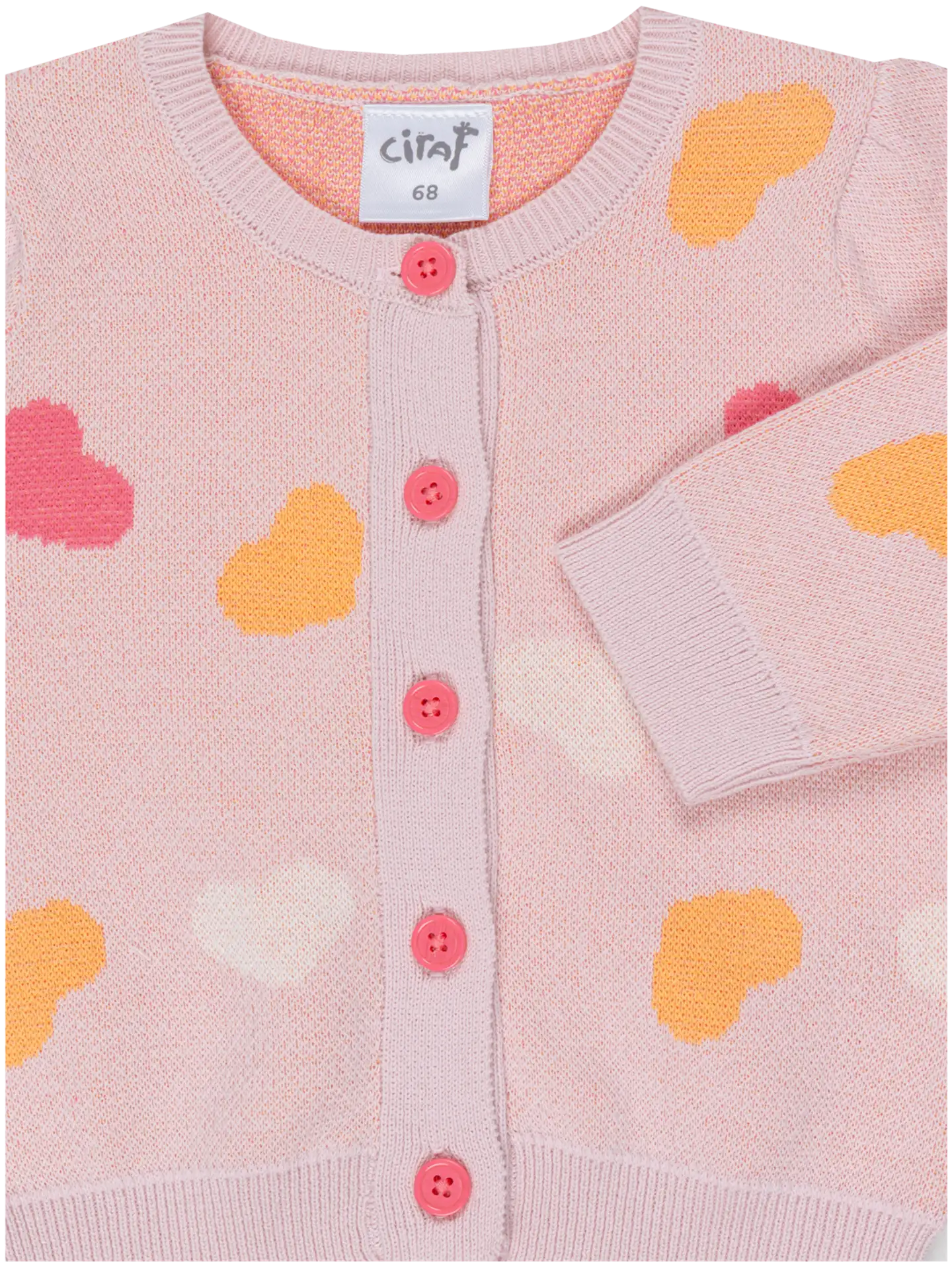 Ciraf vauvojen neuletakki Sydämet 250B260128 - heart aop - 3