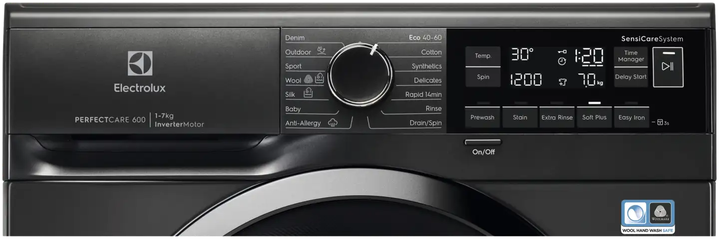 Electrolux edestä täytettävä pyykinpesukone Slim EW6S672G45 7kg valkoinen - 2