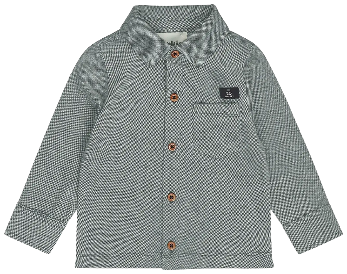 Dirkje lasten joustava neuloskauluspaita N58736-35 - Navy - 1