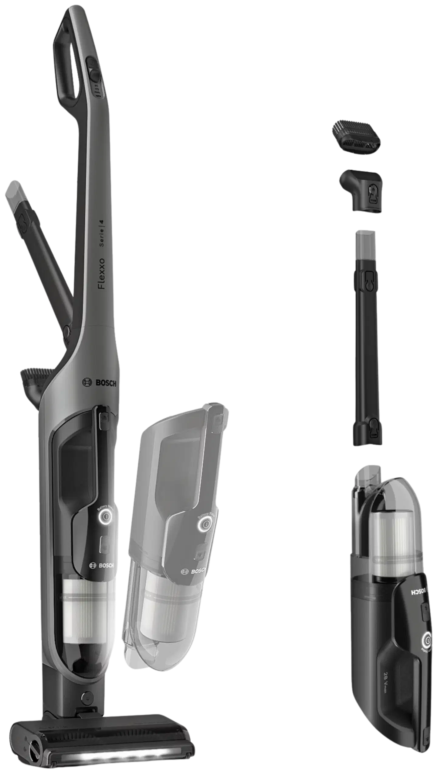 Bosch Ladattava pölynimuri BHH4GN28 - 1