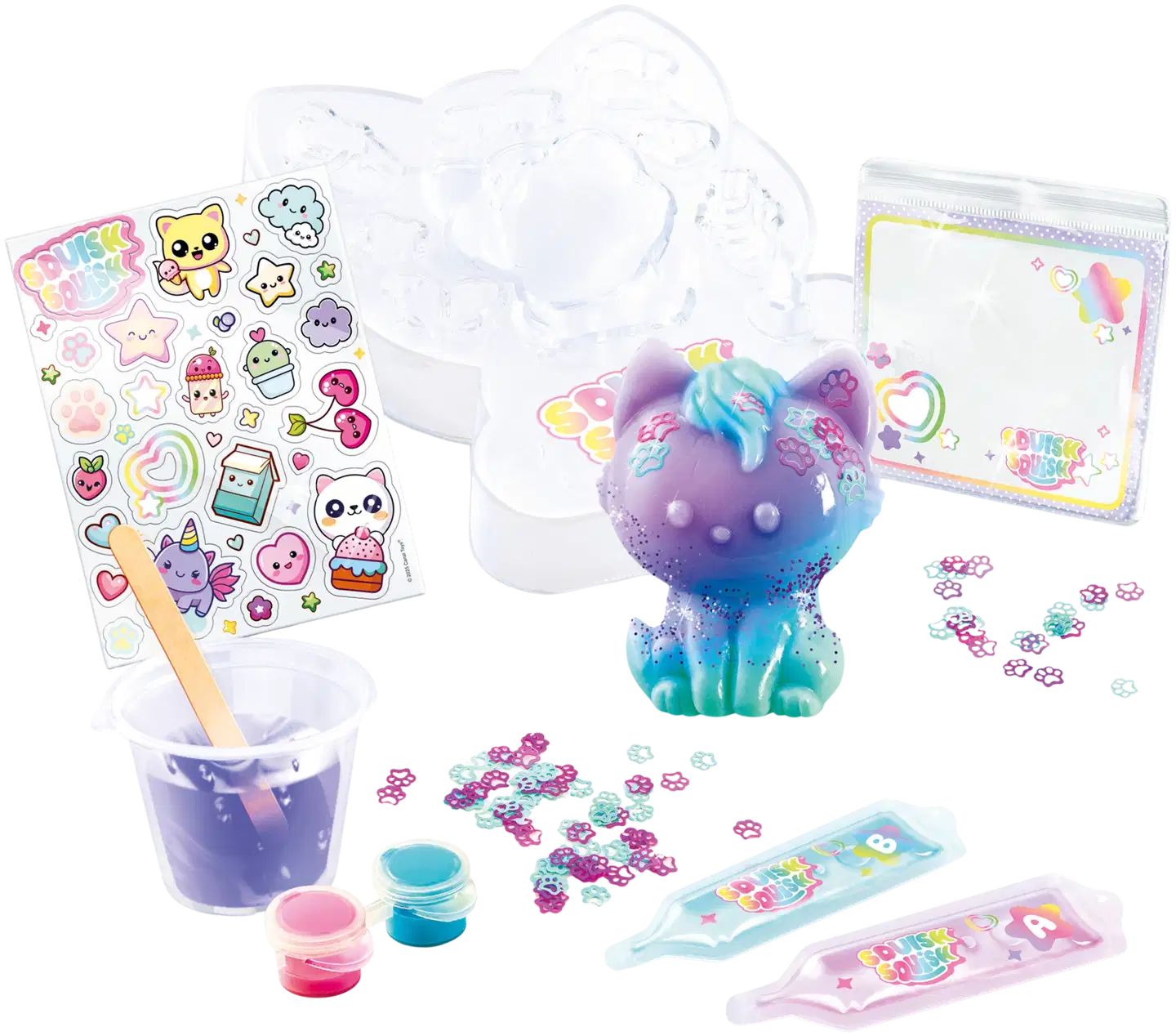 Squish Squish Squishy Kit DIY-pakkaus - 4