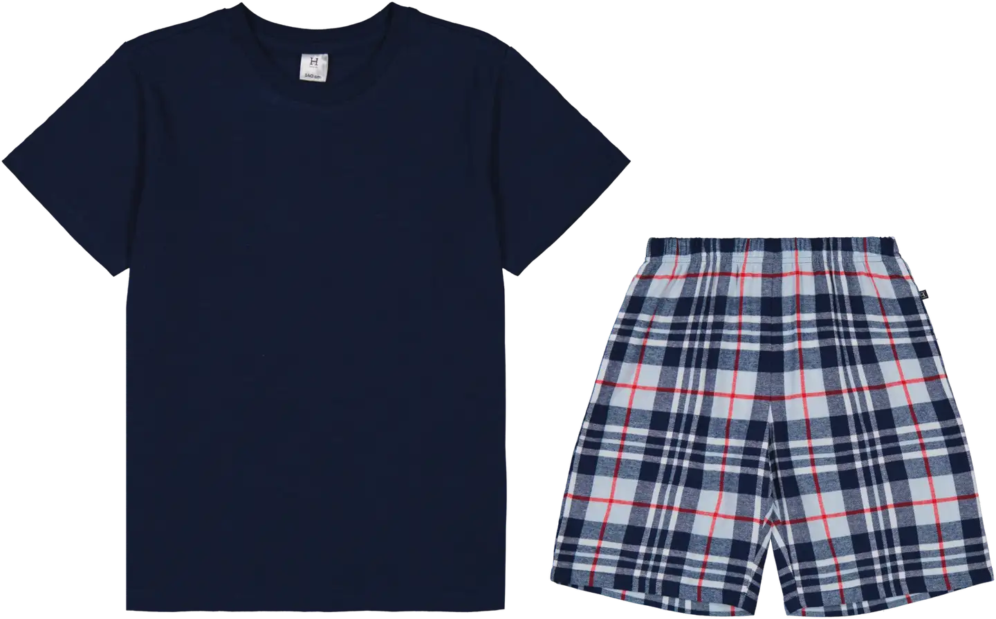 House lasten shortsipyjama 232H042504 - Blue - 1