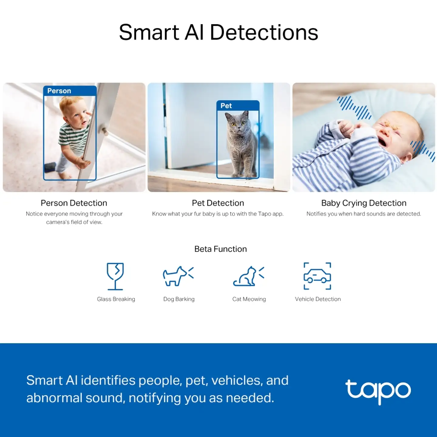 TP-Link Tapo C230 PAN/TILT AI -valvontakamera sisäkäyttöön - 6