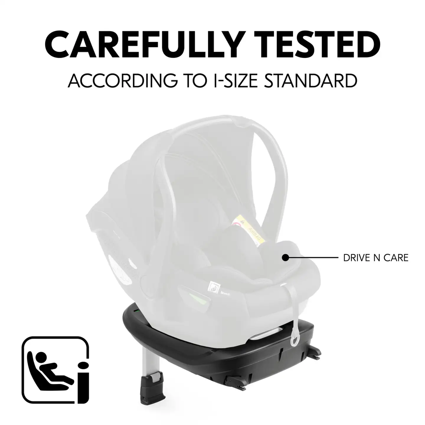 Hauck alusta turvaistuimelle Drive N Care musta - 5
