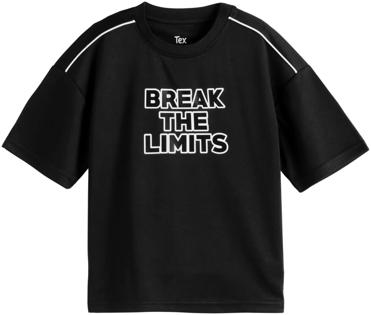 TEX lasten t-paita mesh I290496 - BLACK 1 - 5