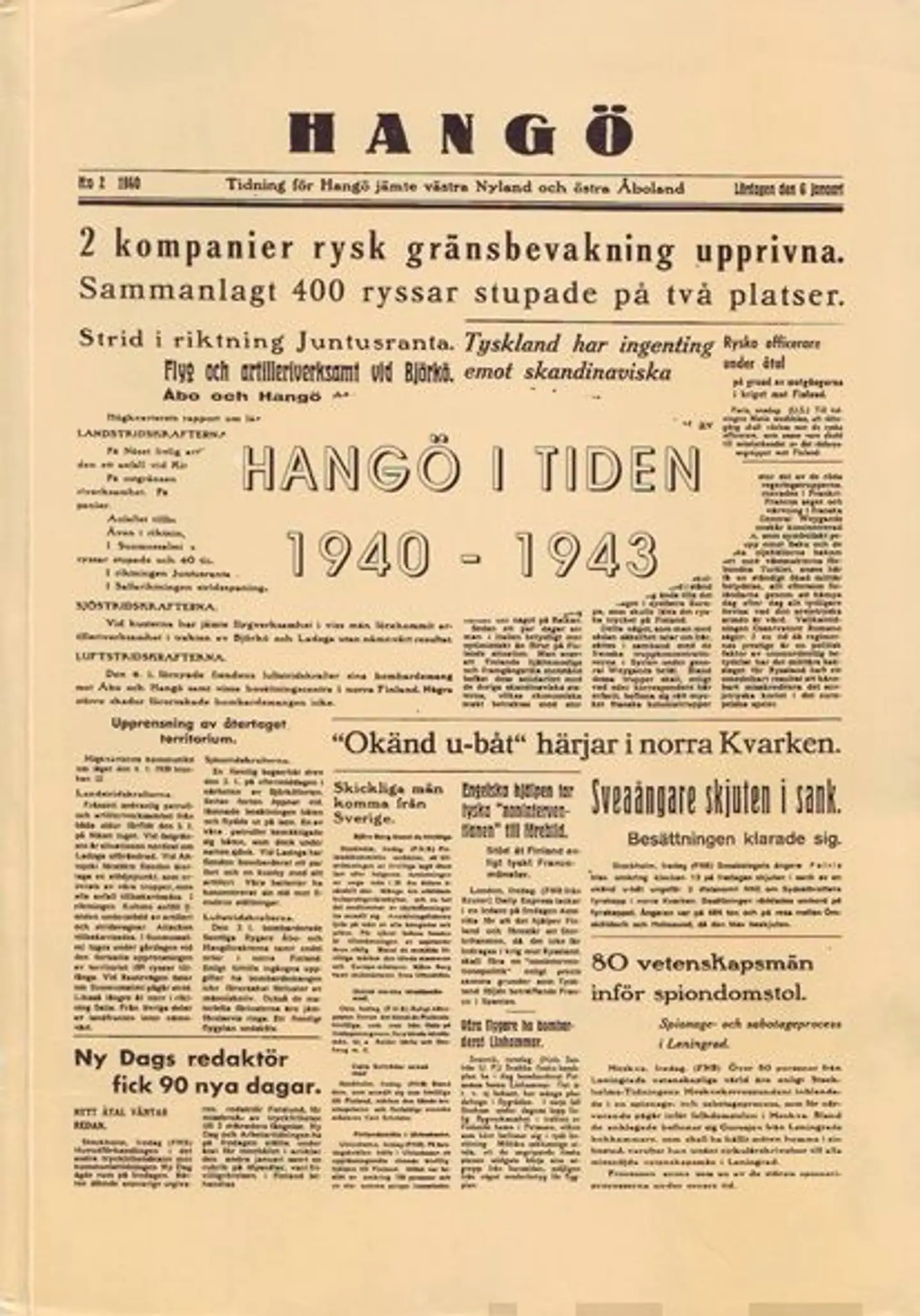 Hangö i tiden 1940-1943