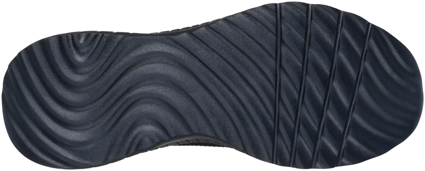 Skechers miesten Slip-Ins loafer Bobs Sport Squad Chaos Solid Step Black - BLACK - 5